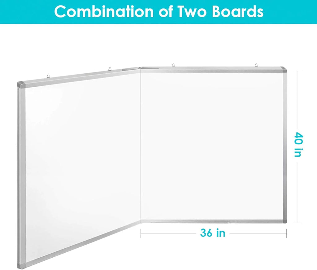 Large Magnetic Whiteboard 72 x 40 with Pen Tray V1075