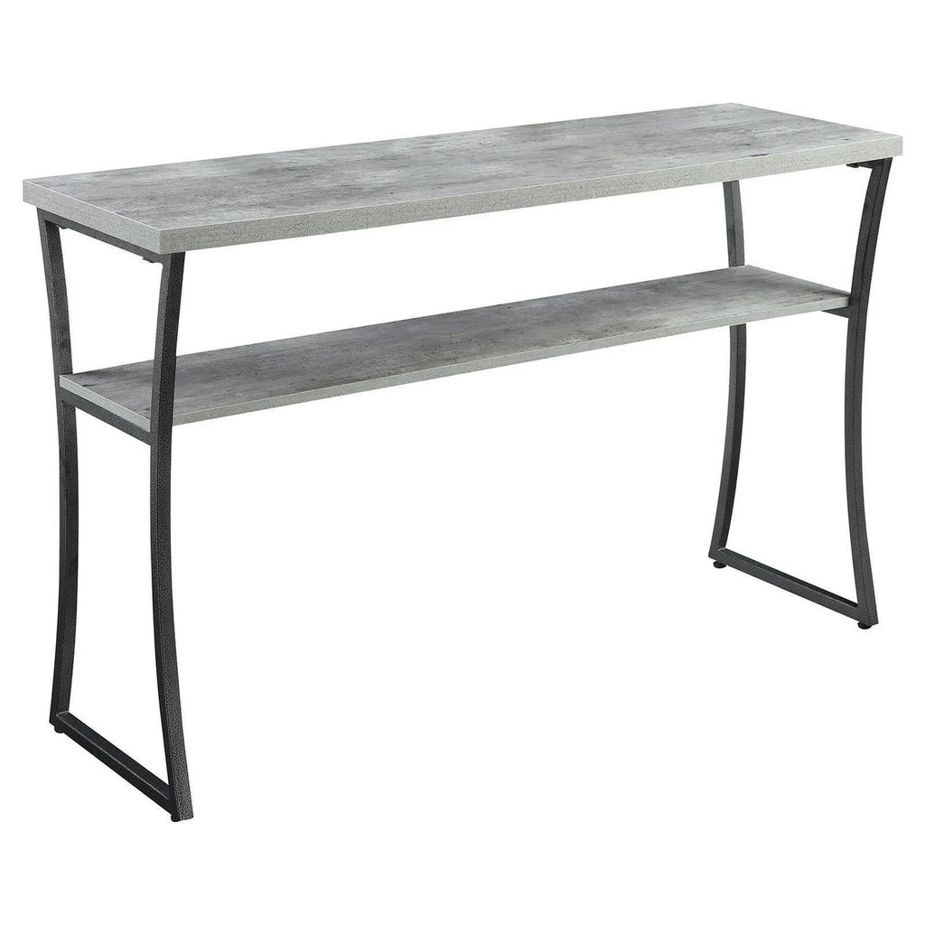 Faux Birch Console Table Y978
