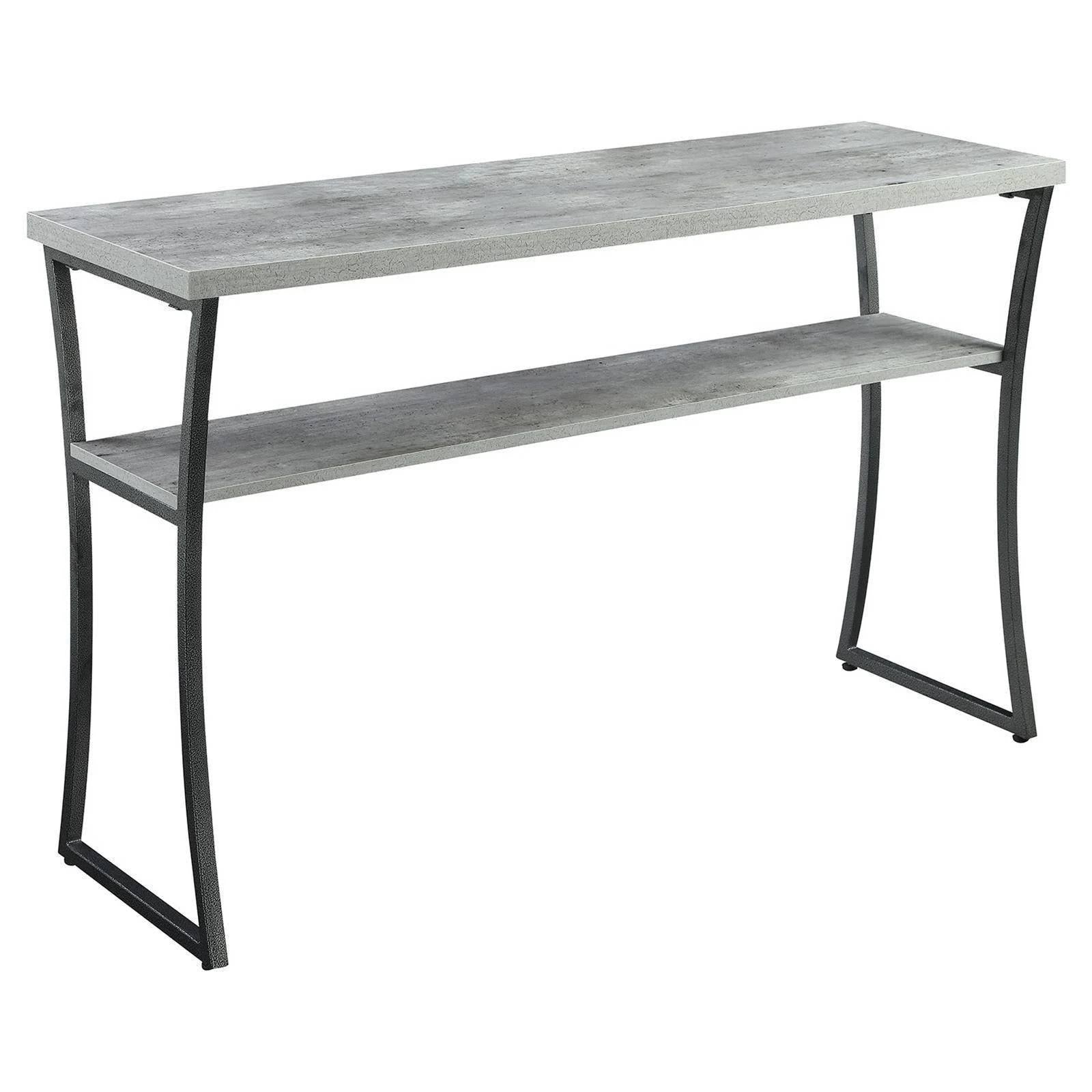 Faux Birch Console Table Y978
