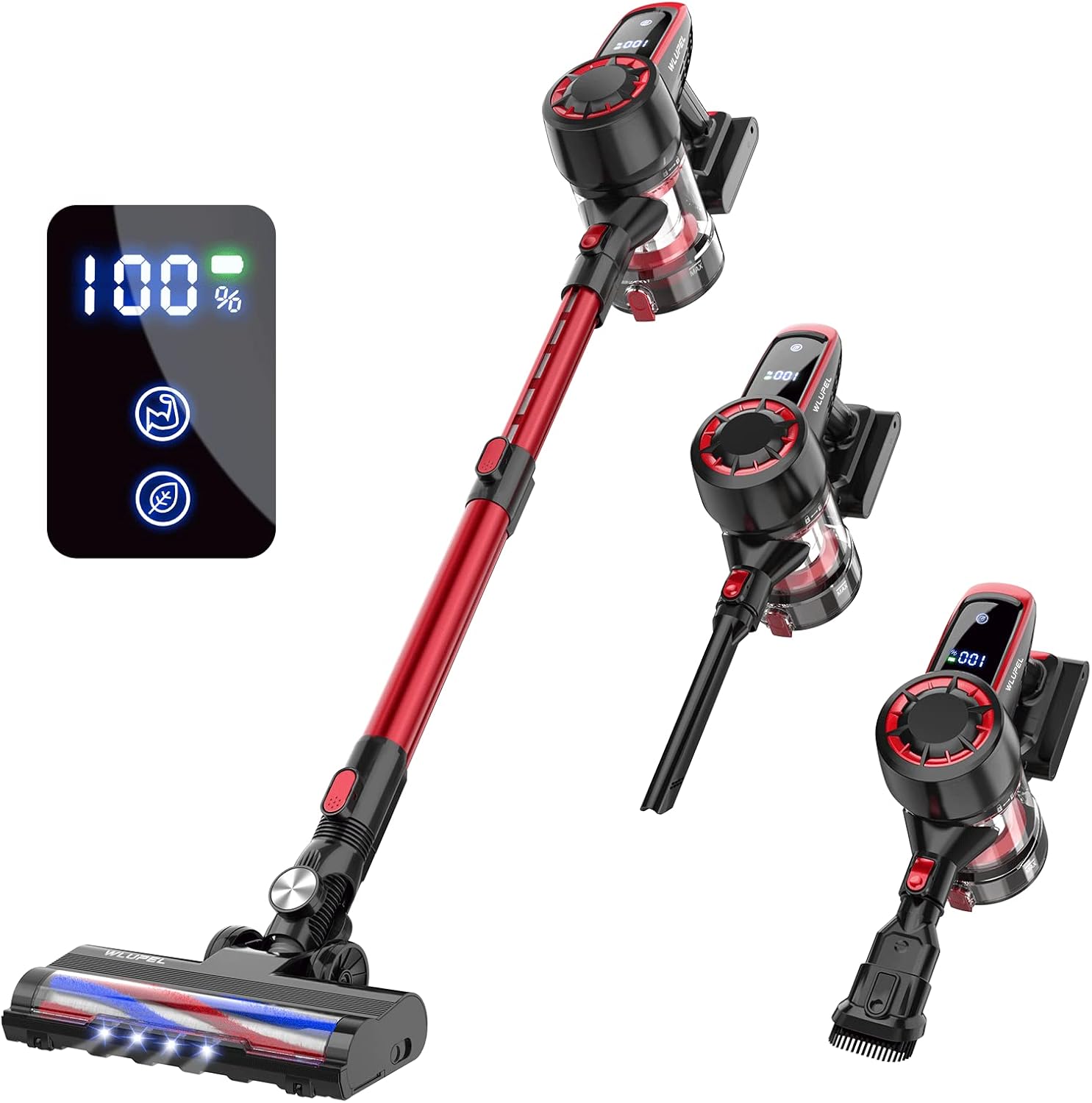 Cordless Stick Vacuum Cleaner with LED Display T547553