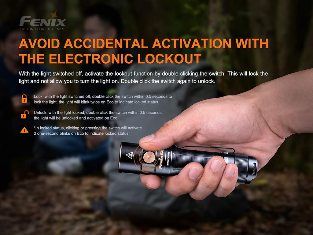 3000 Lumen USB-C Rechargeable LED Flashlight with 5000mAh battery and carrying case bundle E451163
