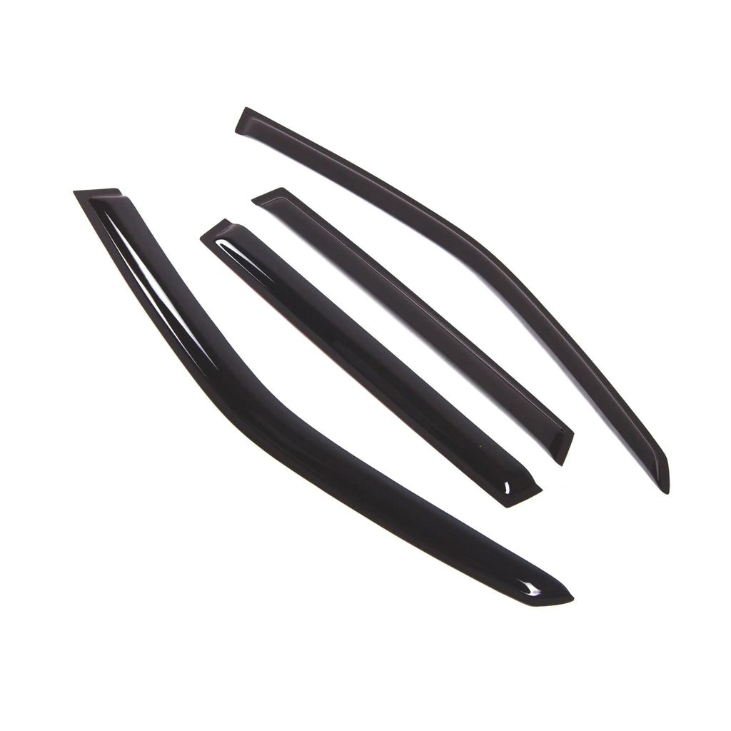 4 Pcs Dark Smoke Window Visor Deflector Rain Guard R584104