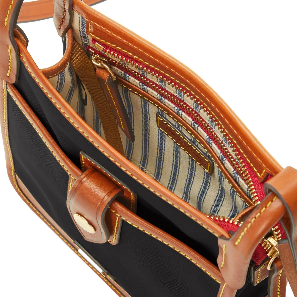 Black Nylon Crossbody Bag W4483