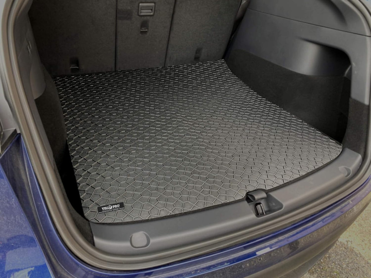 Black Rubber Heavy Duty Cargo Floor Mat Pack of 2 Q2857