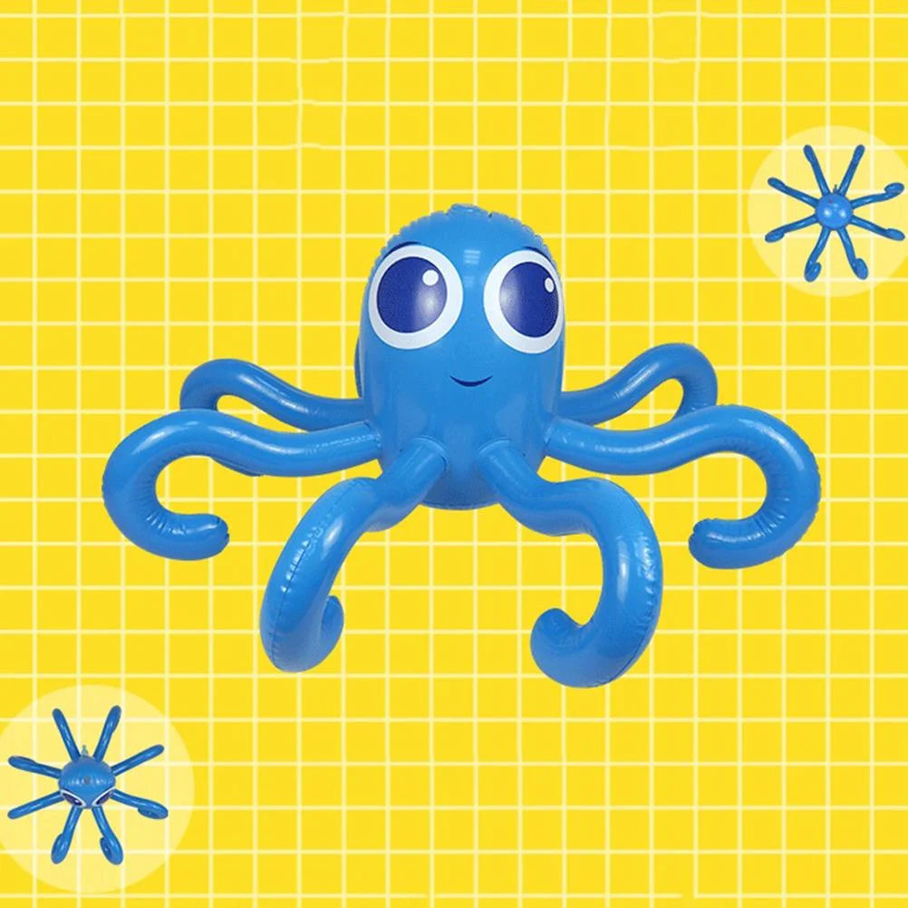 Octopus Inflatable Ball Sprinkler Water Spray Toy N774