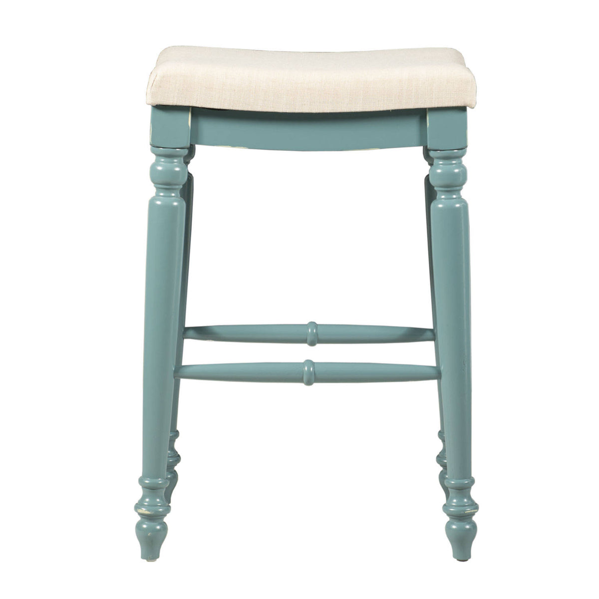 Backless Bar Stool in Blue J7453