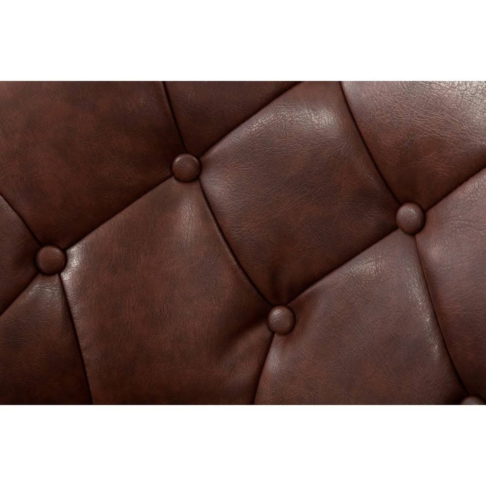 Purple Tufted Tilt Swivel Chair A3604