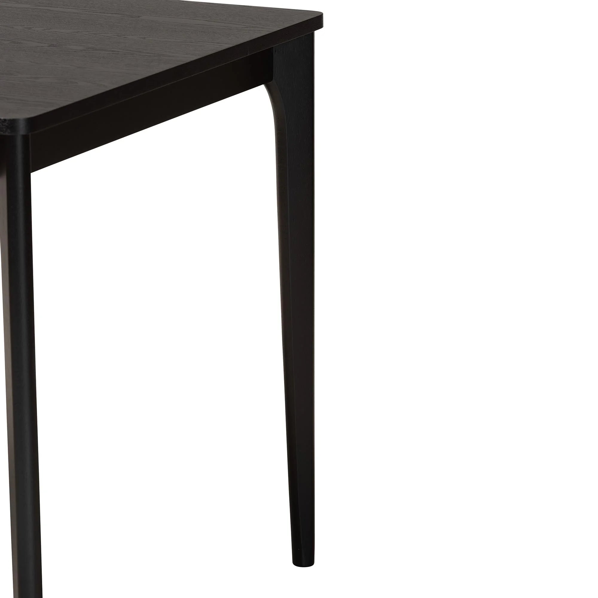 Black Finished Wood Dining Table J1501