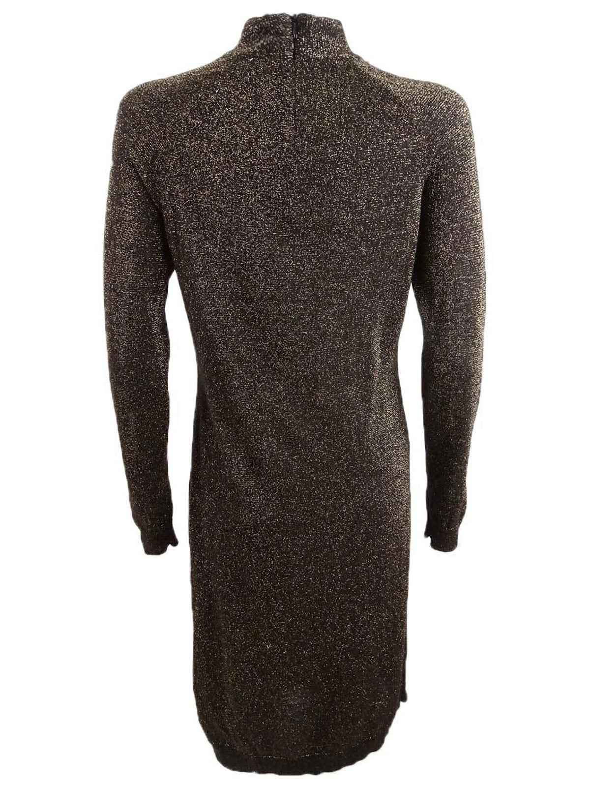 Black Metallic Sweaterdress C950660
