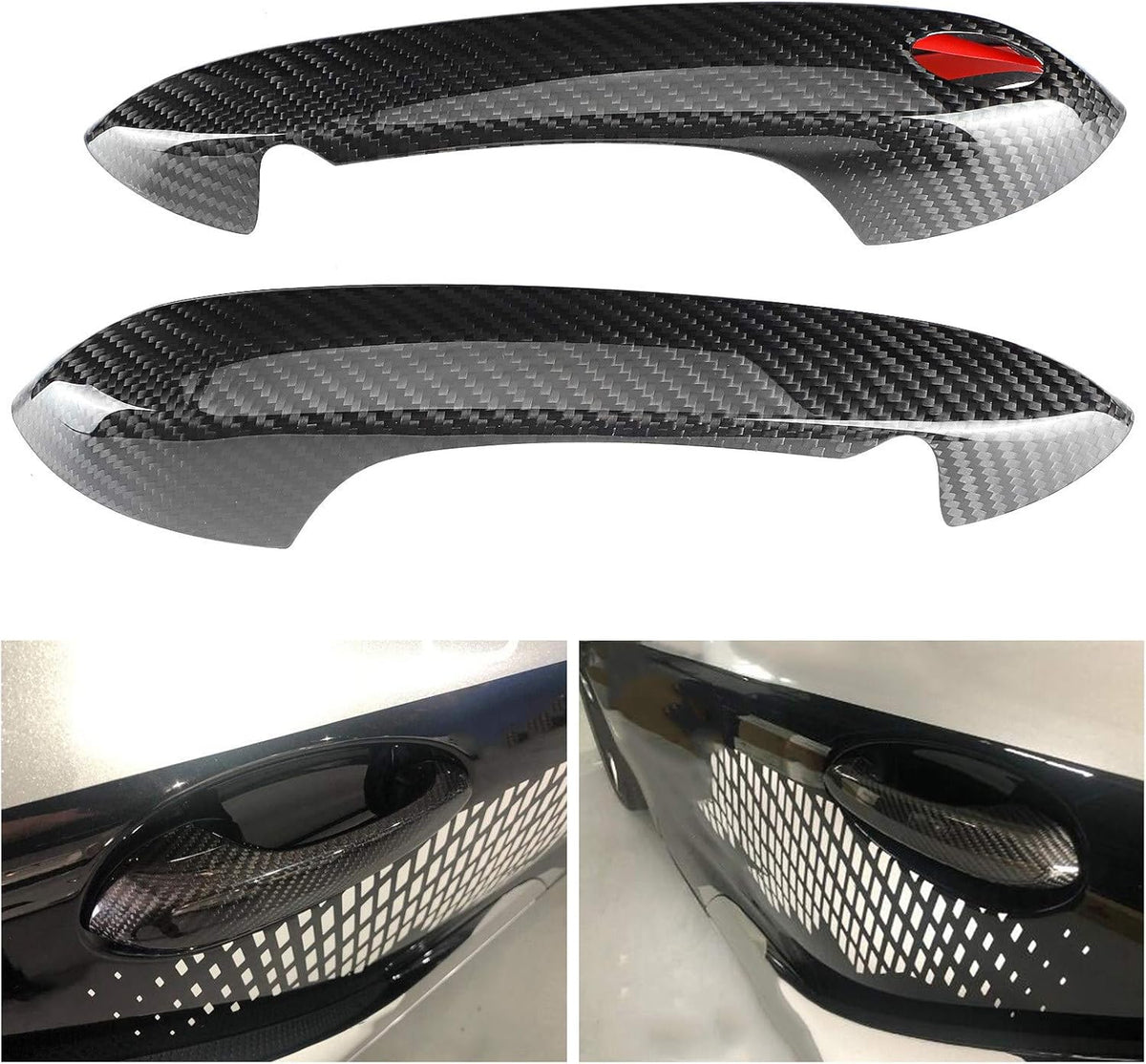 Carbon Fiber Door Handle Cover Trim for Supra A90 E720885