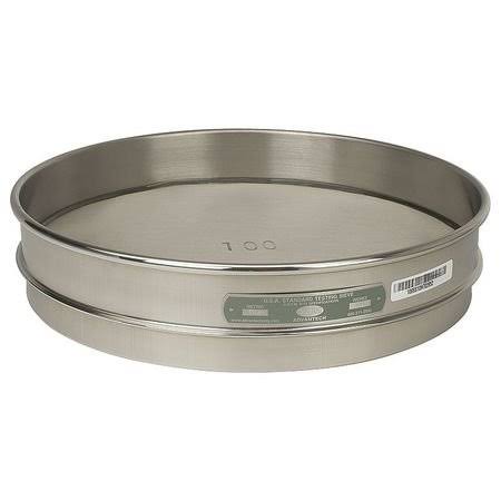 170 Mesh S/s Sieve, 12 in, Half HT N7631