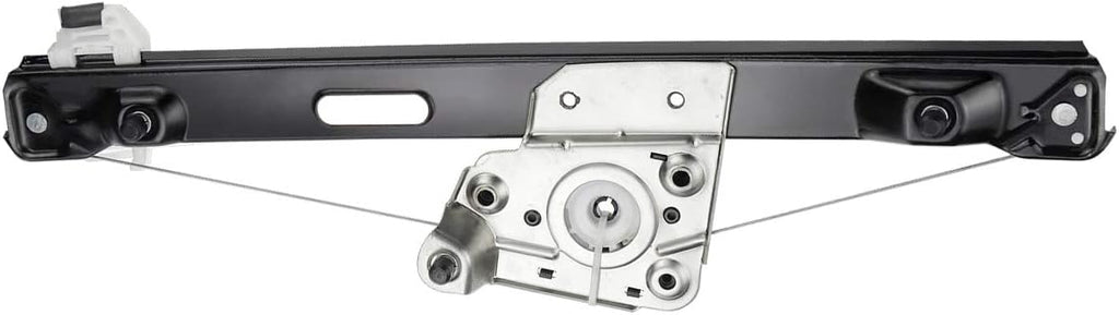 Electric Power Window Regulator Without Motor Rear Left and Right 2-PC Set Pack of 2 Q1699
