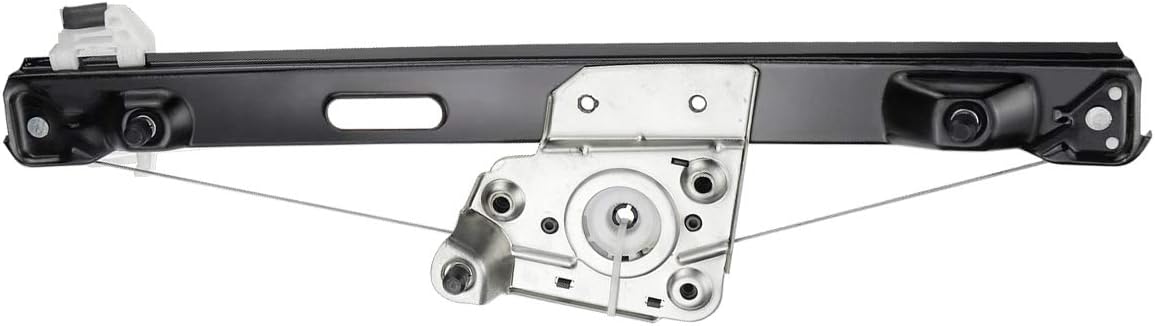 Electric Power Window Regulator Without Motor Rear Left and Right 2-PC Set Pack of 2 Q1699