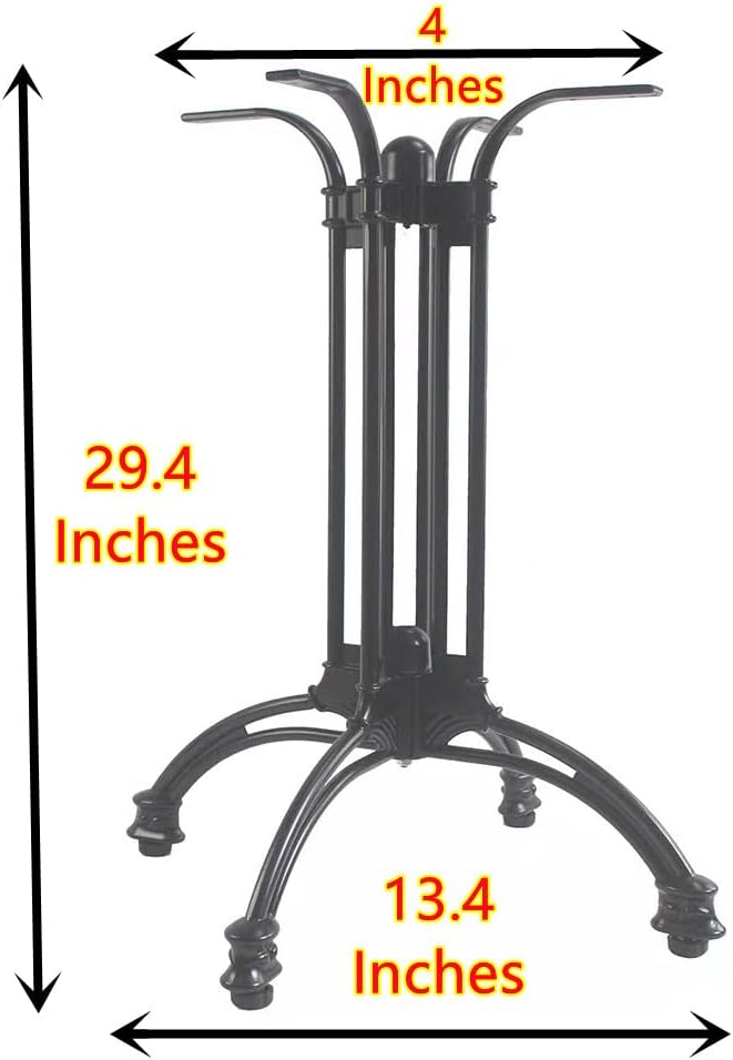 Aluminum Table Base Black R31865
