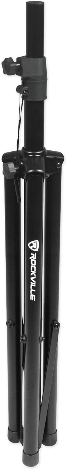 8 Passive 800W DJ PA Speakers 4 Ohm Stands Cables Case V673