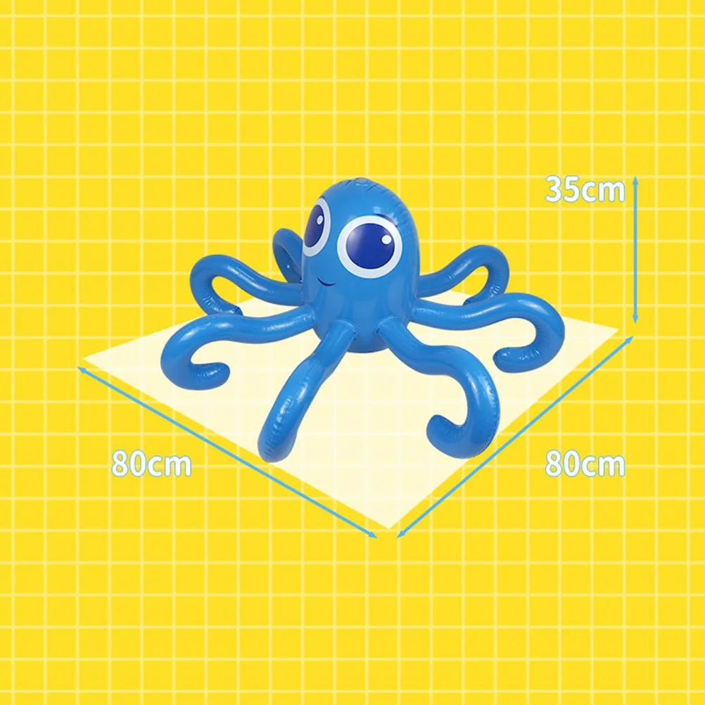 Octopus Inflatable Ball Sprinkler Water Spray Toy N774