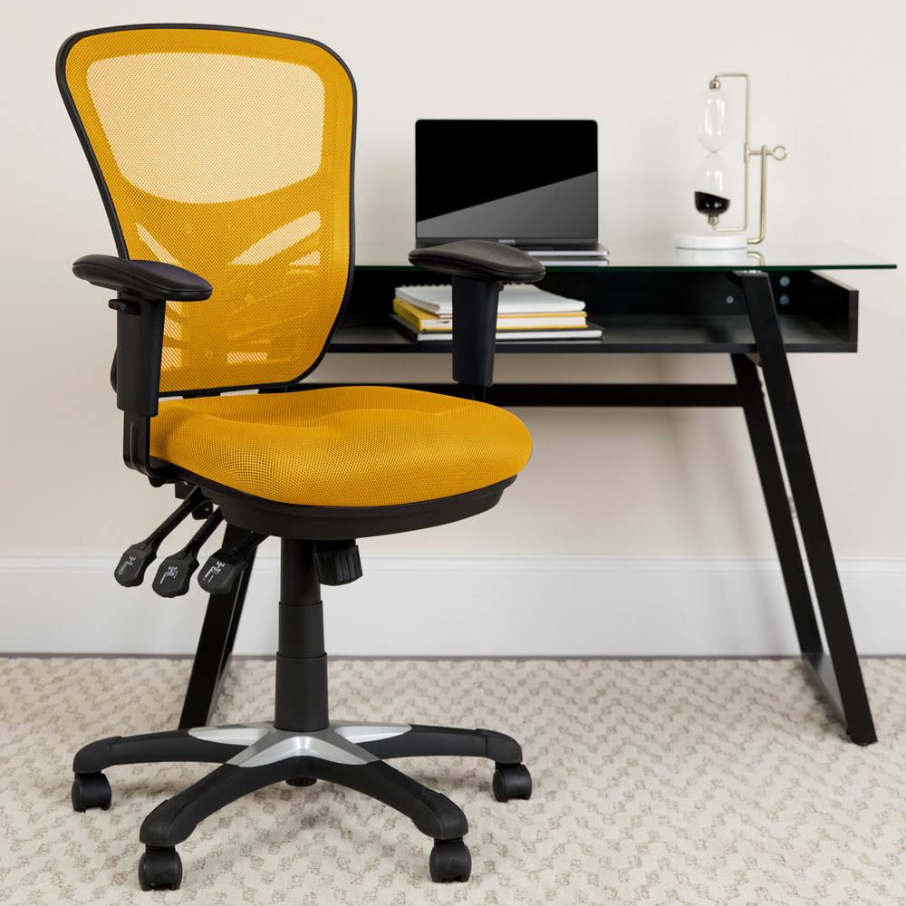 Mid-Back Mesh Executive Swivel Chair with Adjustable Arms Q81987