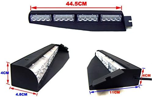 Pack of 2 LED Emergency Beacon Light Bar Q586233
