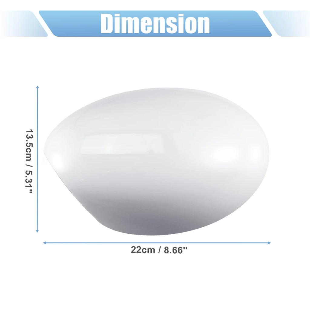 White Rearview Mirror Cover for Mini Cooper S F723