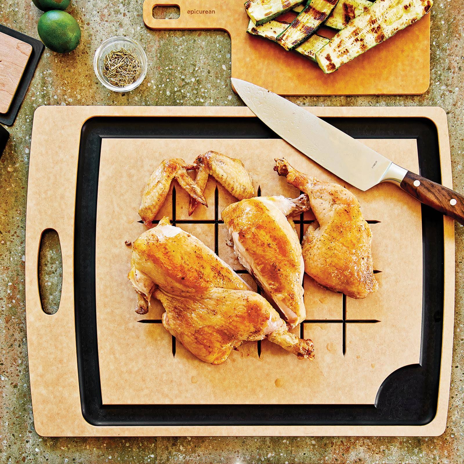 Natural/Slate 19.5inch by 15inch Cutting Board Y5562