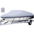 Heavy Duty 210D Marine Grade Polyester Waterproof Boat Cover F3576