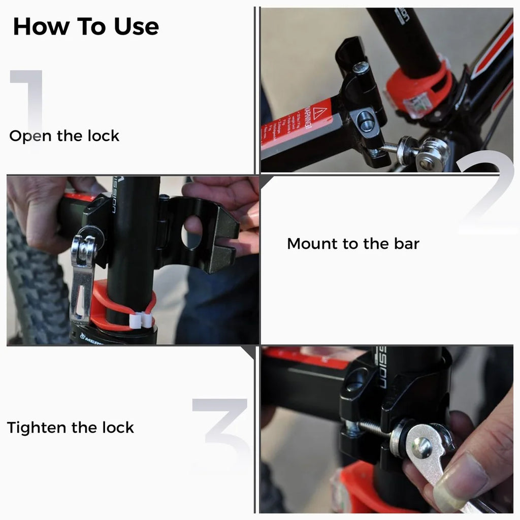 Bicycle Rear Luggage Carrier with 66 Lbs Weight Capacity Z73367