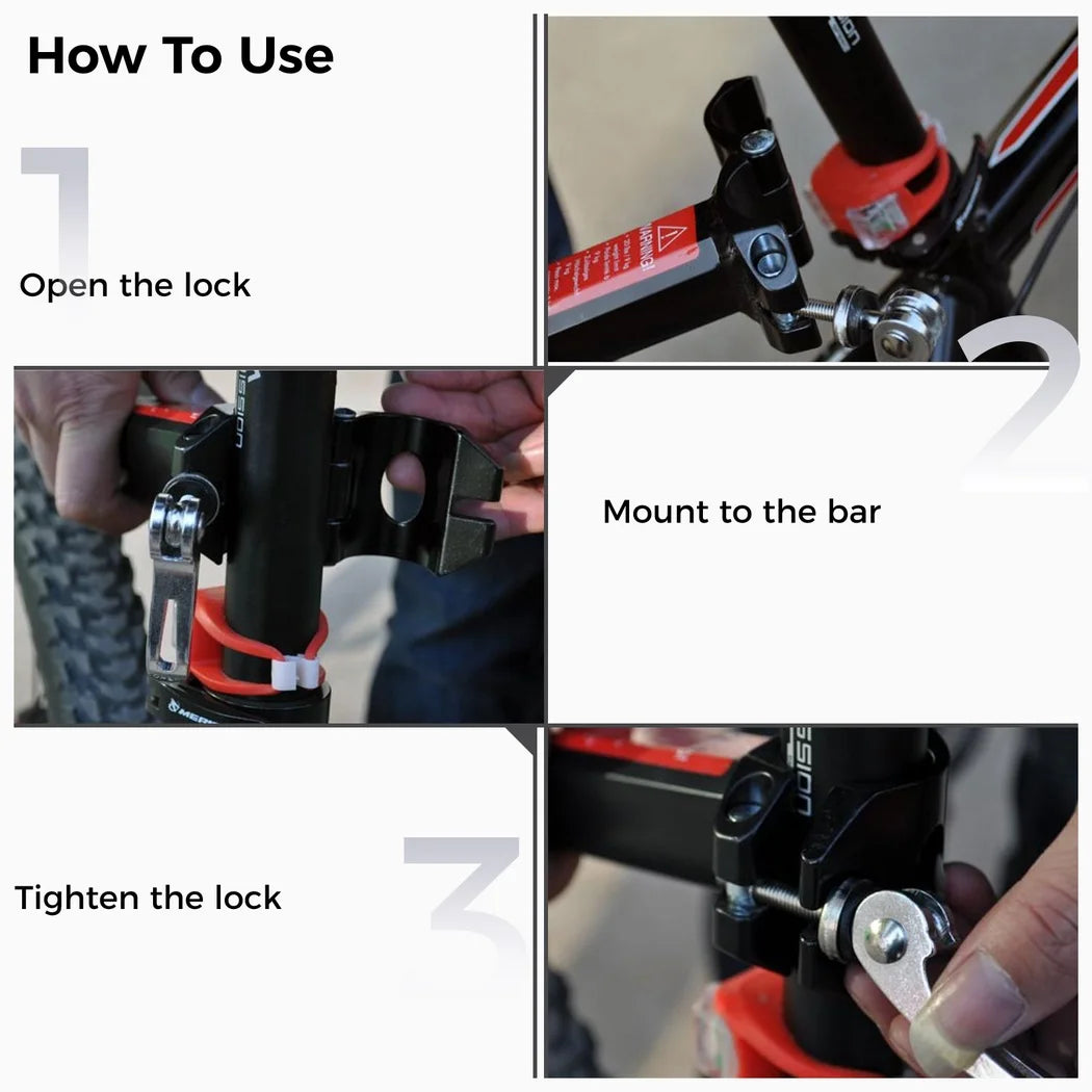 Bicycle Rear Luggage Carrier with 66 Lbs Weight Capacity Z73367