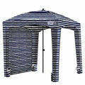 Beach Cabana Canopy, Waterproof, Portable 6' x 6' Shelter with Side Wall, UPF 50+ W67247