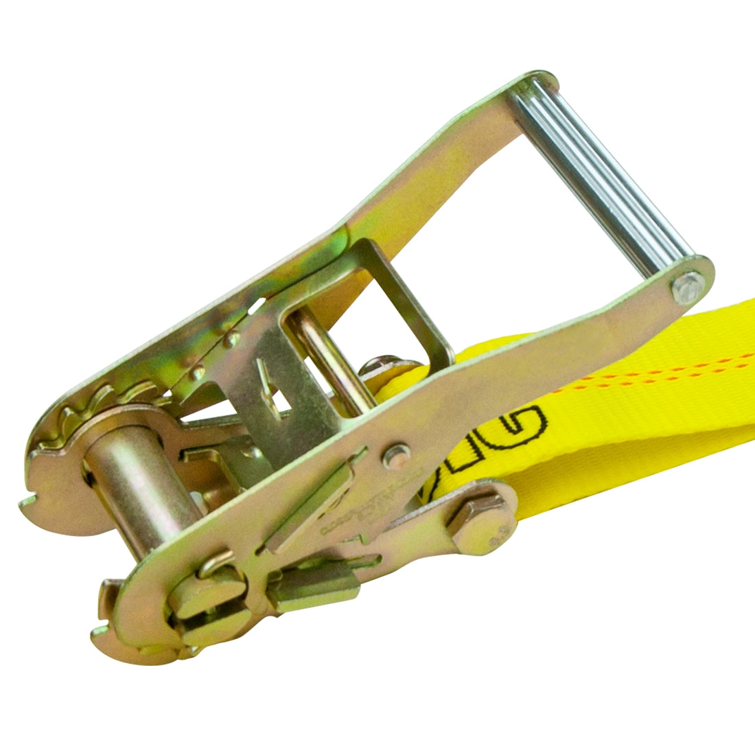 Car Tie Down 4 Pack Flat Hooks Classic Yellow 3300 Lbs SWL T7524