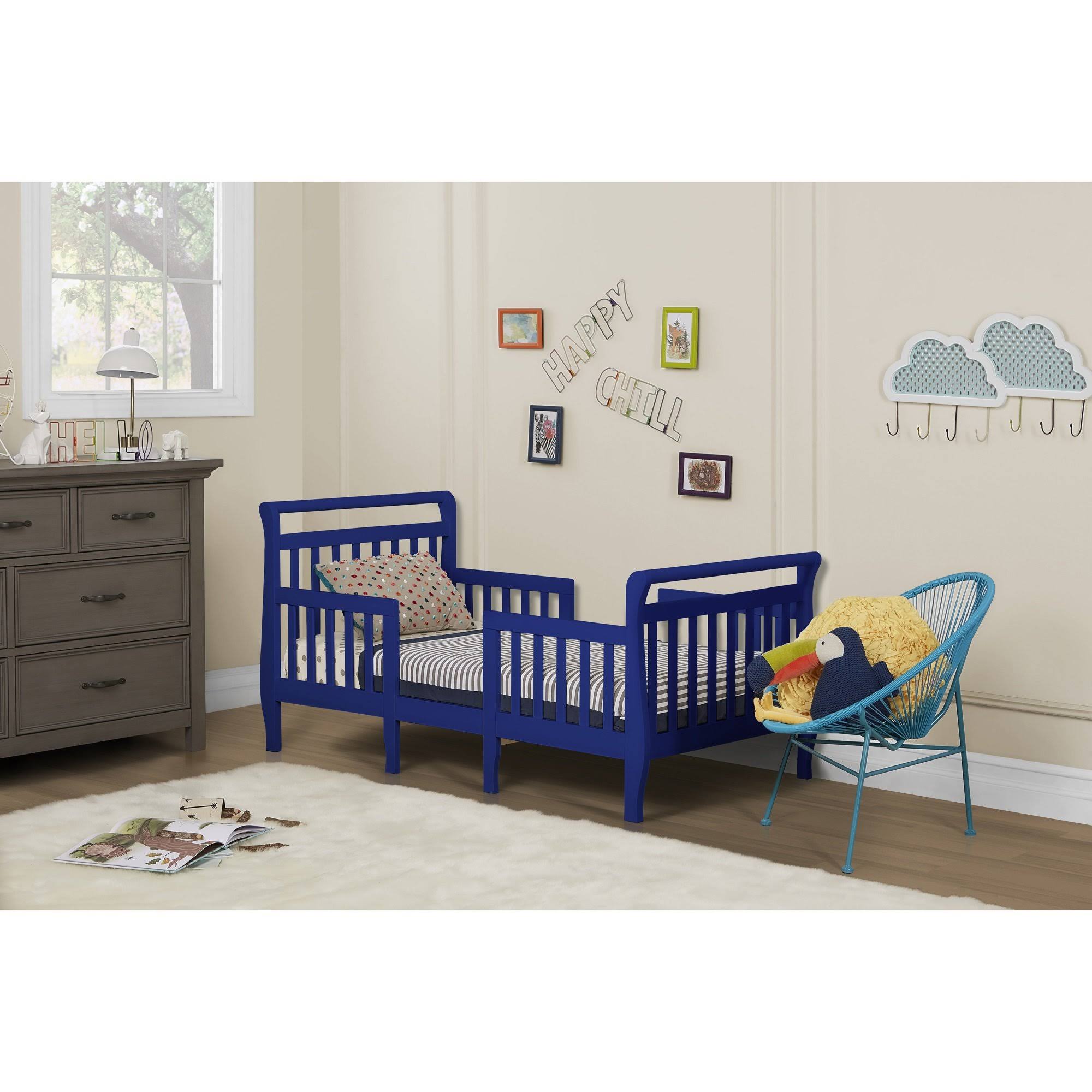 Royal Blue 3-in-1 Convertible Toddler Bed V1150