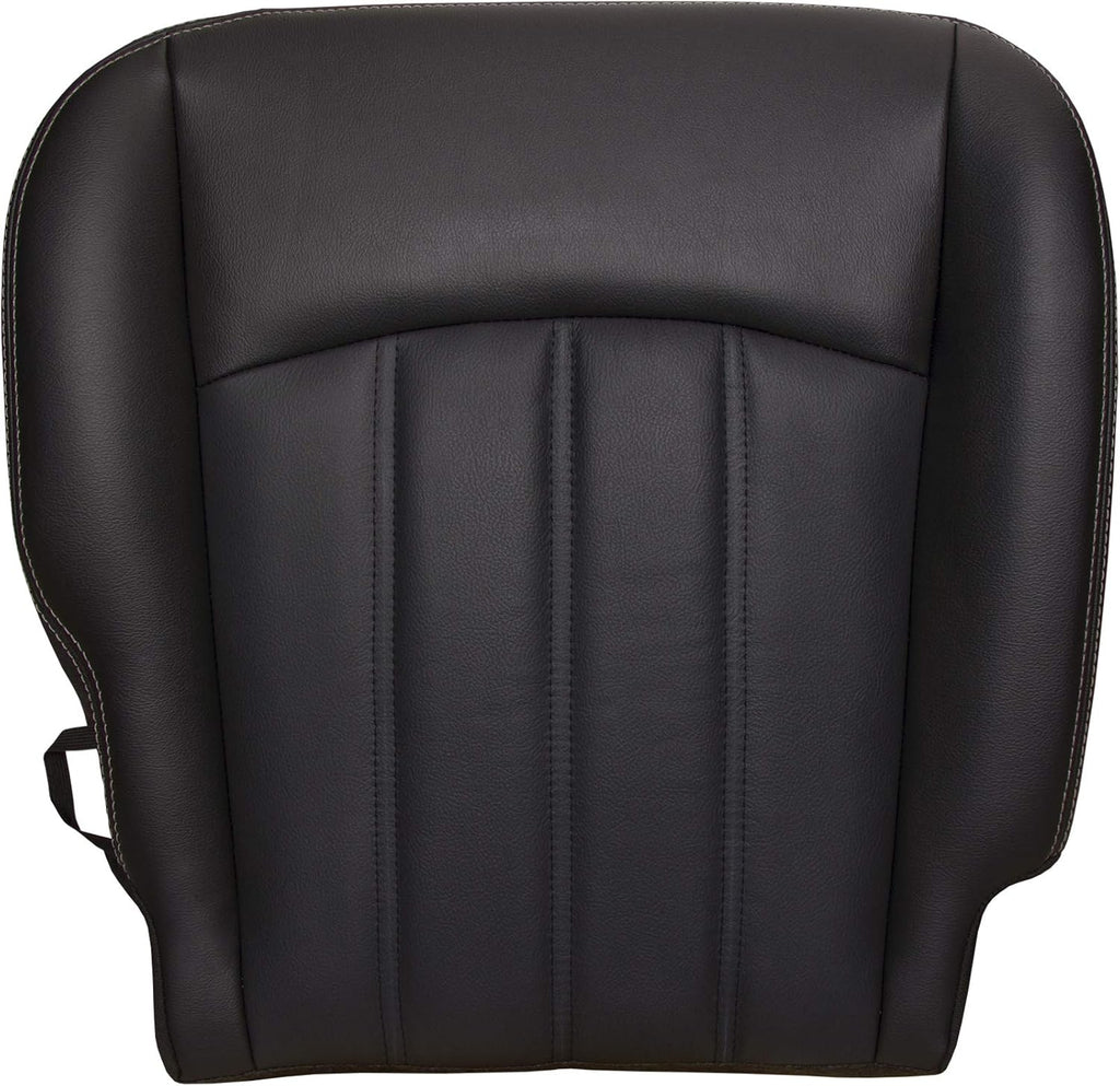 Passenger Bottom Split Bench 40 Portion Replacement Leather Seat Cover Light Pebble Beige Q4501