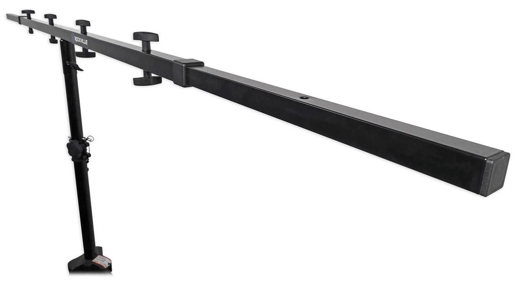 Black Heavy Duty Tripod Pole-Mount Stand with Lighting Cross Bar Q426
