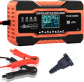 12V/10A 24V/5A Portable Battery Charger Maintainer, Pack of 2 K1560