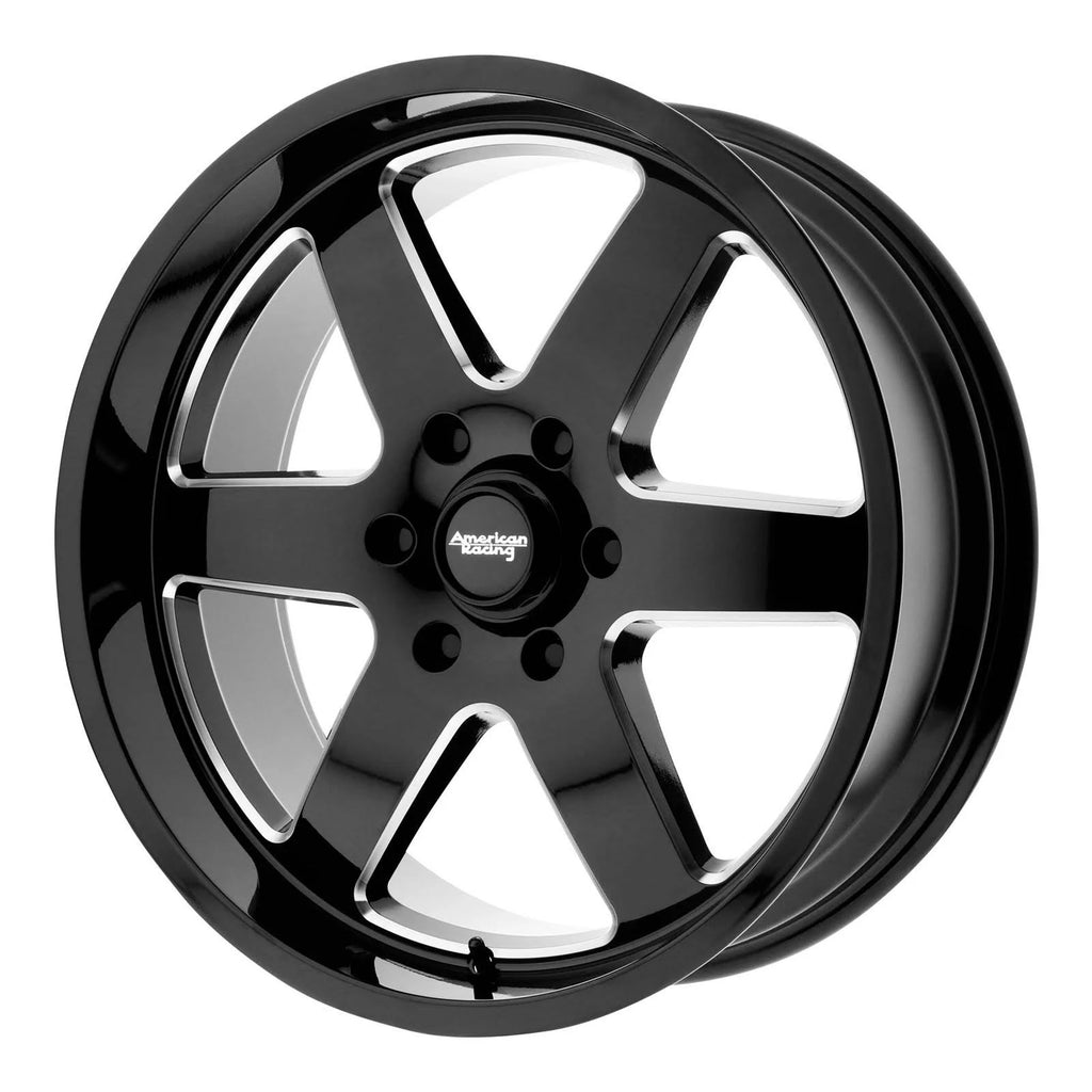 Gloss Black Milled 17x8.5 Wheel S653