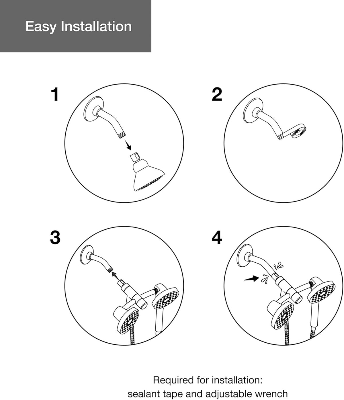 2.5 Gpm Shower Combo Kit P346435