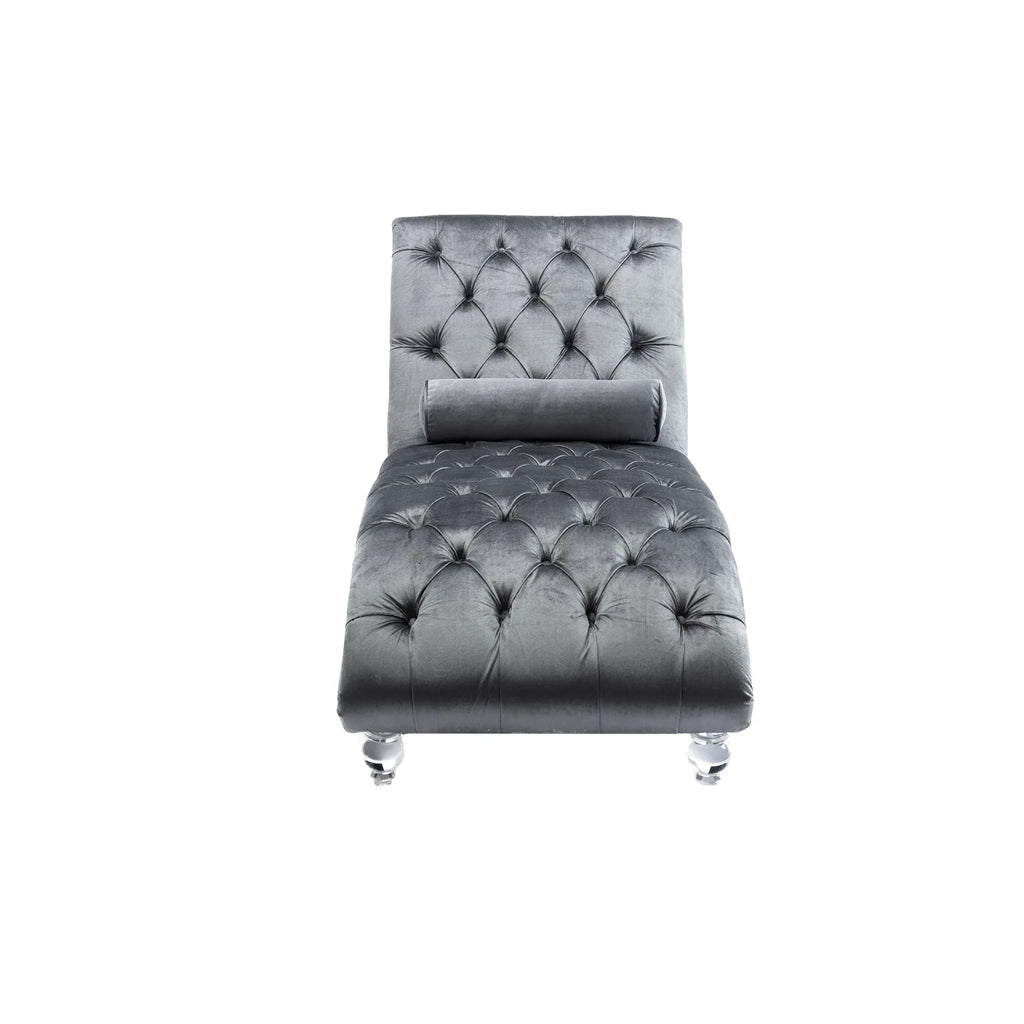 Leisure Concubine Sofa With Acrylic Feet M1867