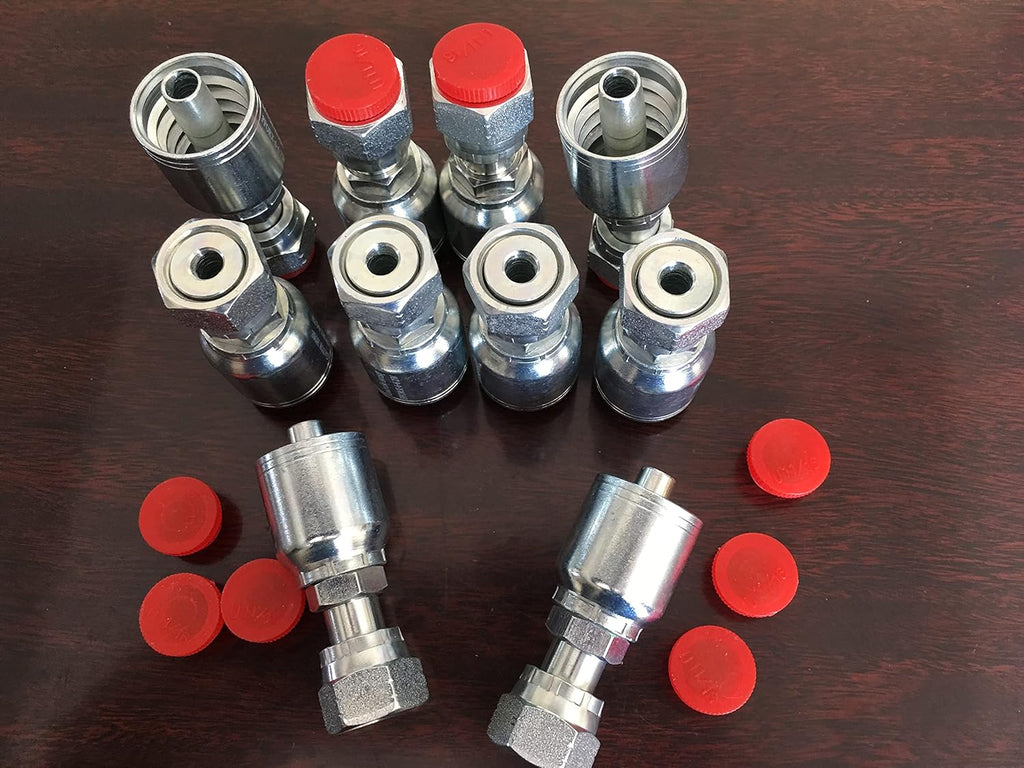 10 PACK Female Flat Face Seal 1/2inch Hose 1/2 threads Y4896