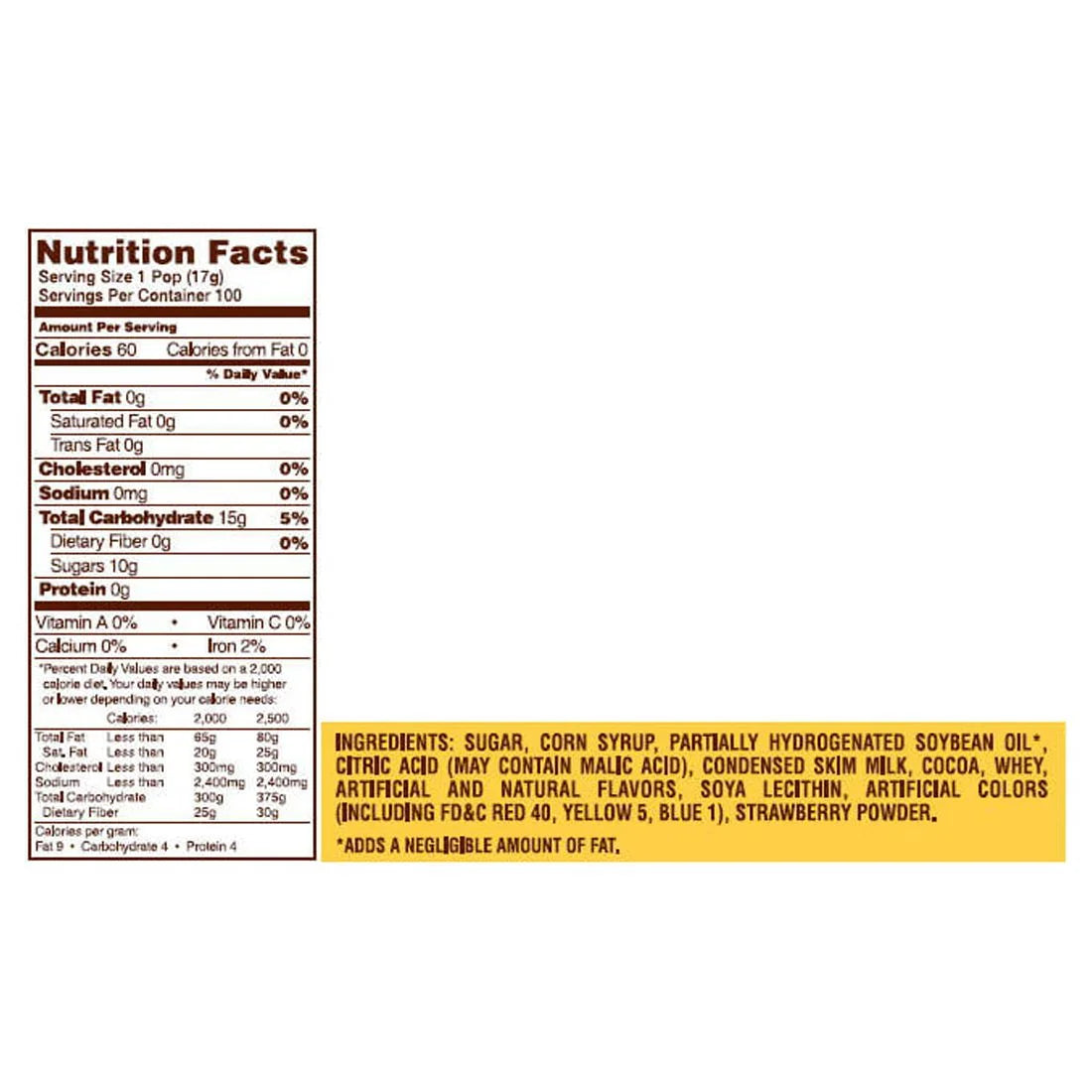Tootsie Pops (60 oz., 100 ct.) W683
