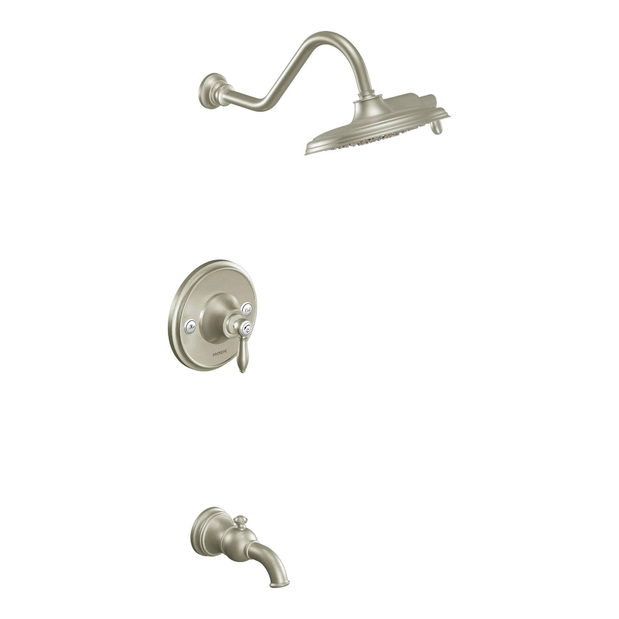 Brushed Nickel Tub/Shower Trim B4045