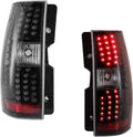LED Tail Light Assembly Black Housing Smoked Lens Z2213