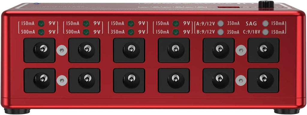 12 DC Outputs Fully Isolated Guitar Pedal Power Supply M20767
