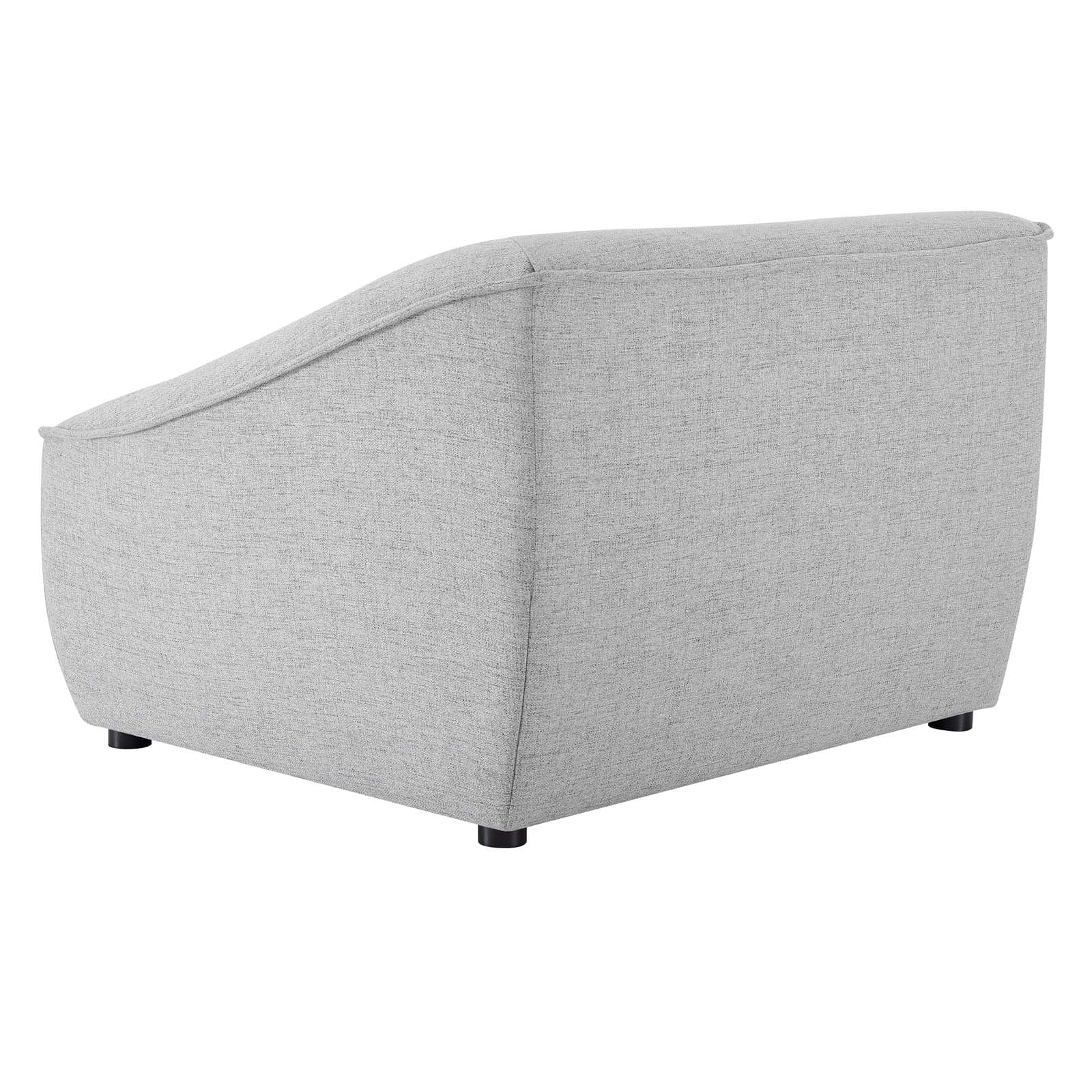 Light Grey Fabric Sofa F1902