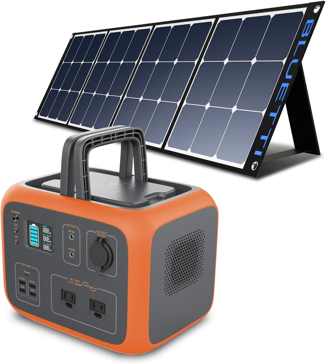 500Wh Portable Power Station with Solar Panel Included G1798