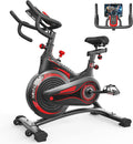 Resistance Exercise Bike with Hyper Quiet Wrapped Fly Wheel Support 350 lbs Weight Capacity X37796