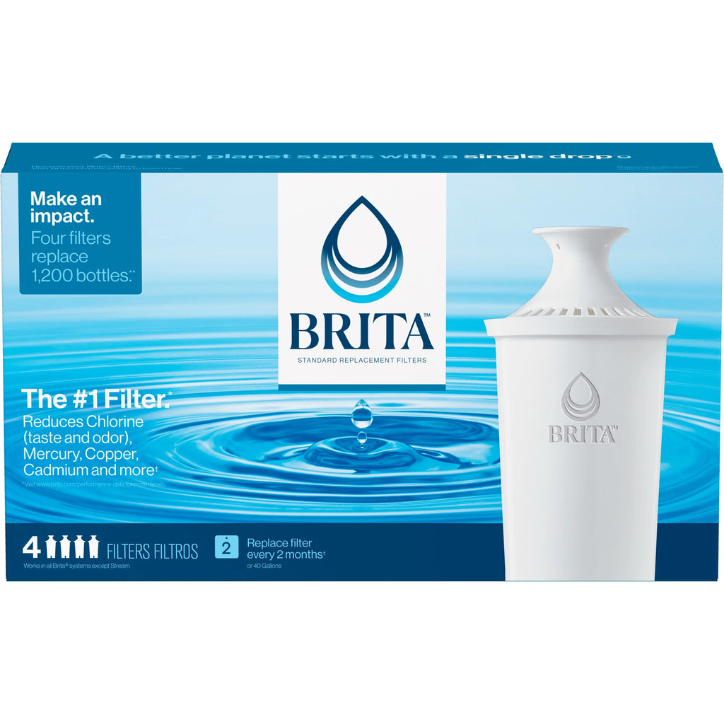 White 4 Replacement Water Filters A9122