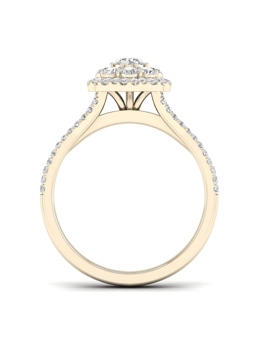 3/4Ct TDW Diamond 14k Yellow Gold Engagement Ring X2763