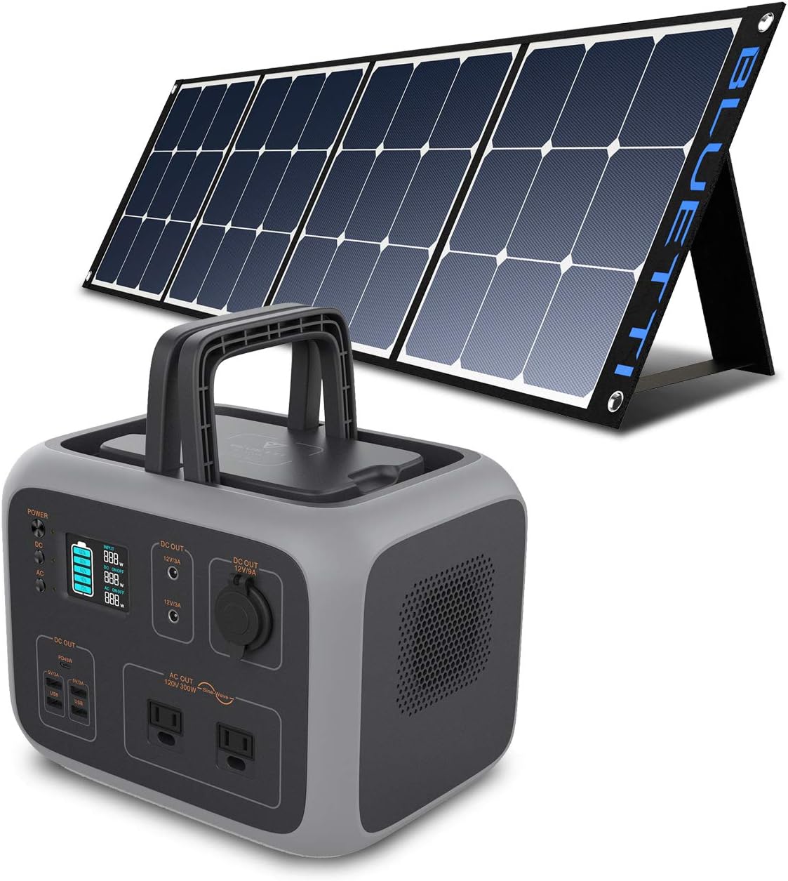 500Wh Portable Power Station with Solar Panel Included G1798