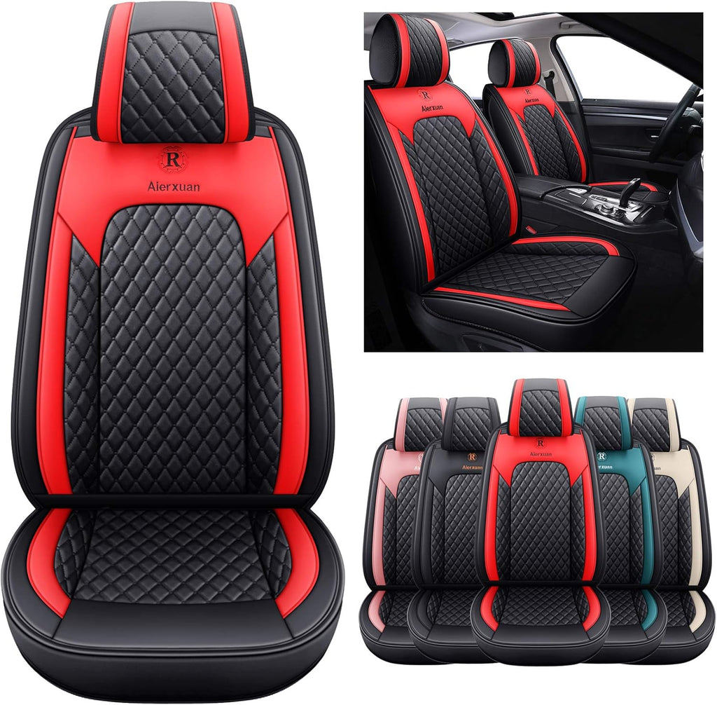 2 PCS Front Leather Waterproof Universal Seat Covers R588