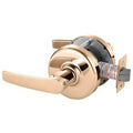 Bright Bronze Cylindrical Lock F9833