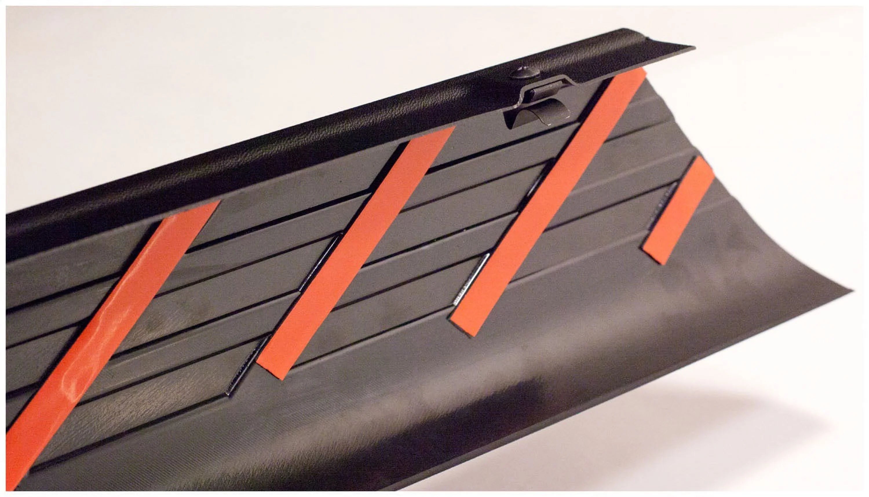 Black Smooth Finish BedRail Caps 2-Piece Set K1877